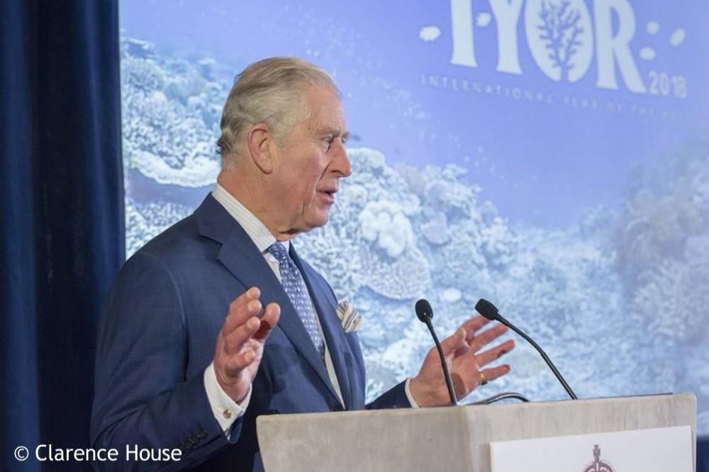 Prince Charles at the IYOR meeting via Clarence House Twitter (c)