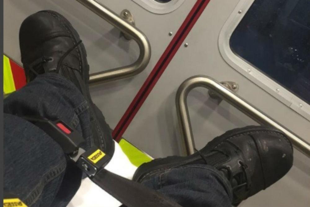 Prince Jackson in ambulance (c) Instagram