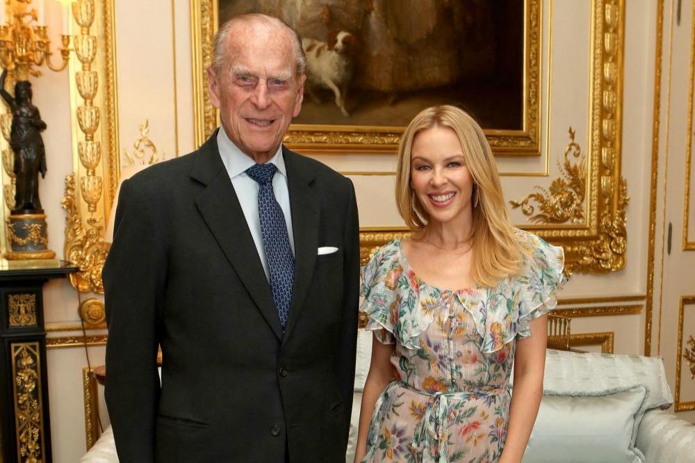 Prince Philip and Kylie Minogue
