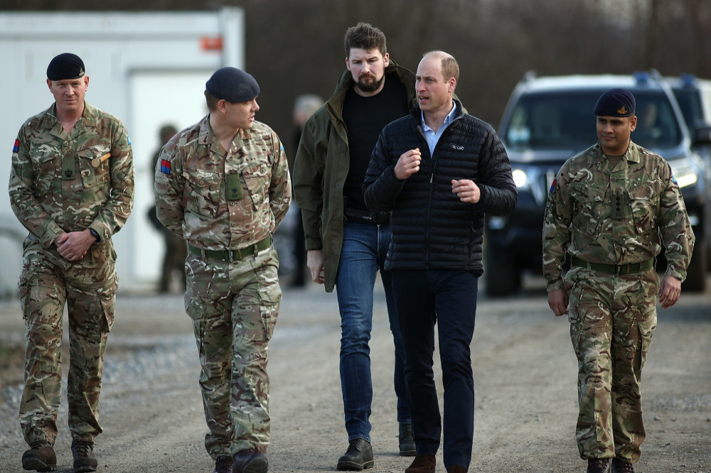 Prince William made a surprise visit to Poland