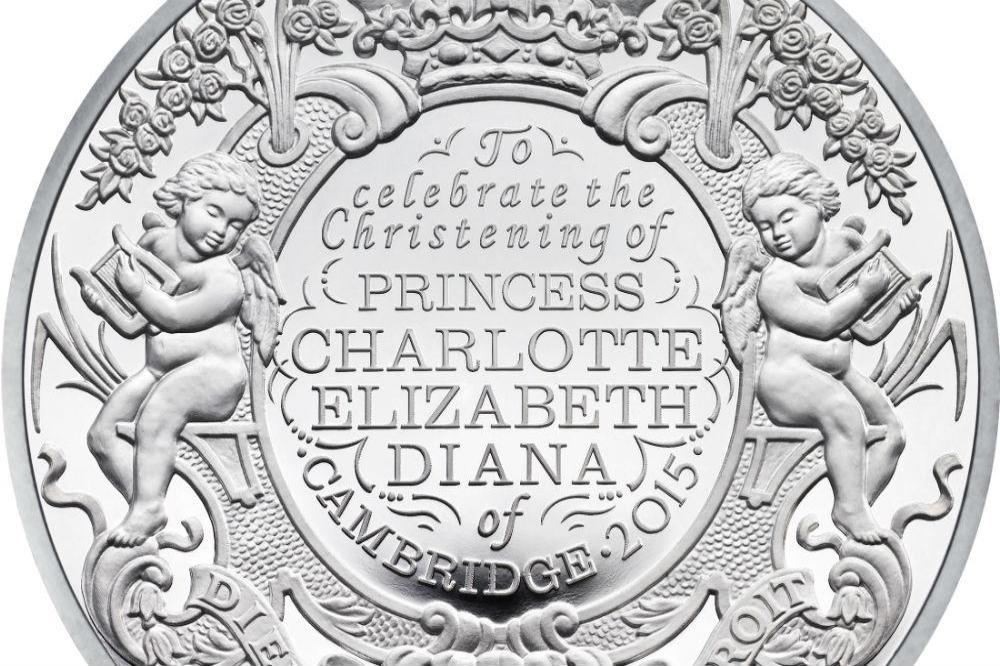 Coin released by Royal Mint to celebrate Princess Charlotte's christening