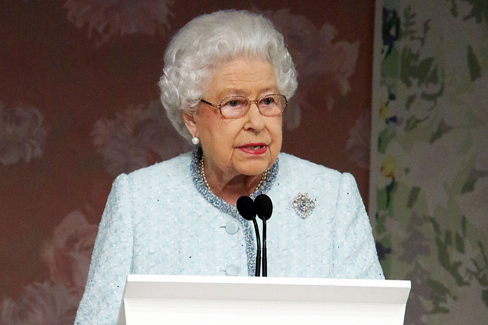 Queen Elizabeth at London Fashion Week in 2018