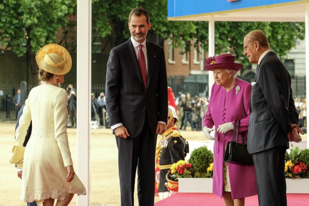 Queen Elizabeth and King Felipe VI