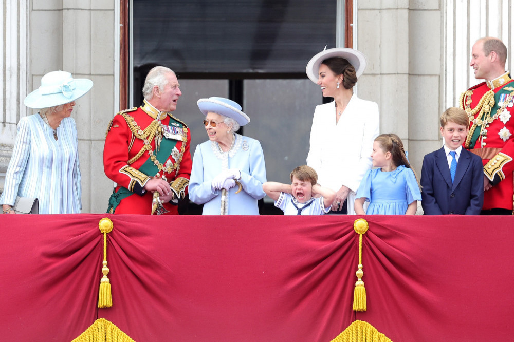 Queen Elizabeth had a walking stick at Trooping the Colour