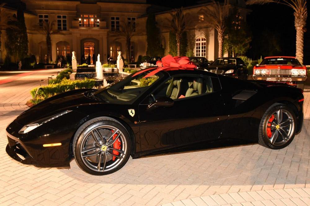 Rick Ross gifted Ferrari 488 Spider 