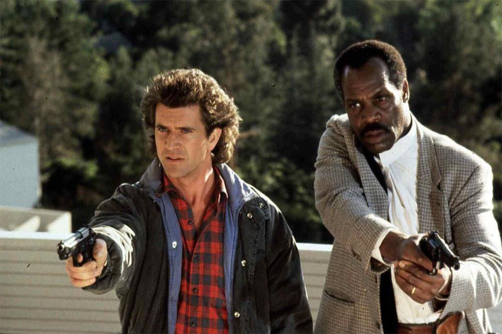 Riggs and Murtaugh in Lethal Weapon
