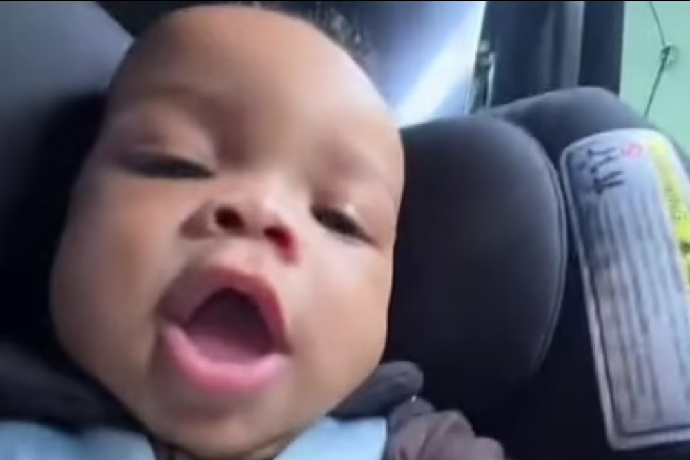 Rihanna posted a video of her son on TikTok