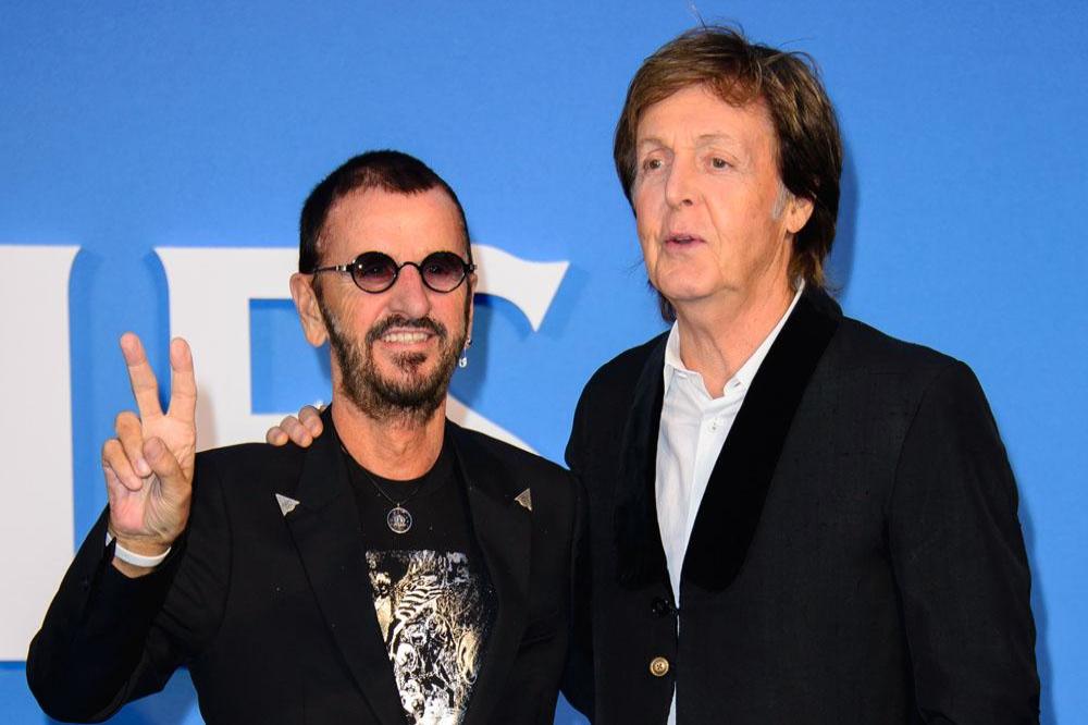 Ringo Starr and Paul McCartney 
