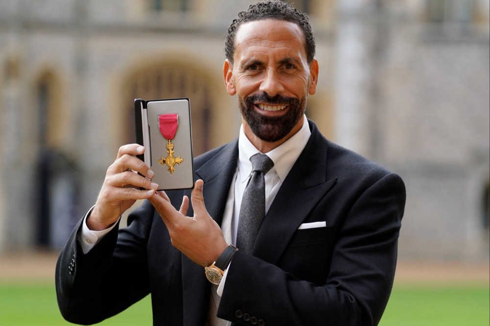 Rio Ferdinand on getting his OBE from Prince William
