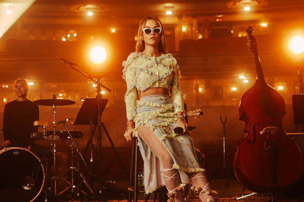 Rita Ora performs for Amazon Original
