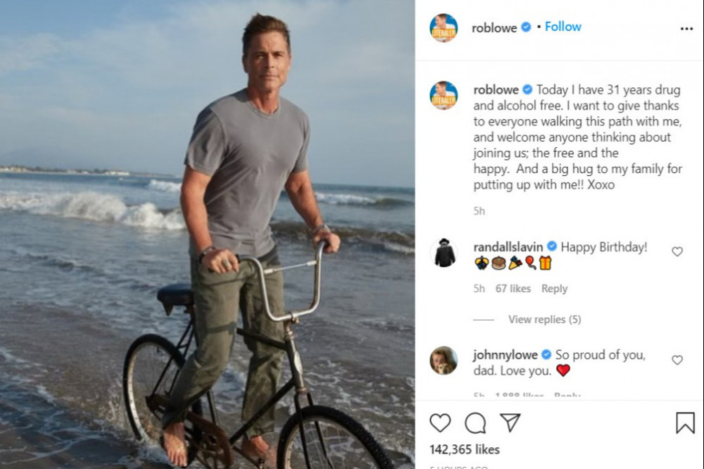 Rob Lowe's Instagram (c) post