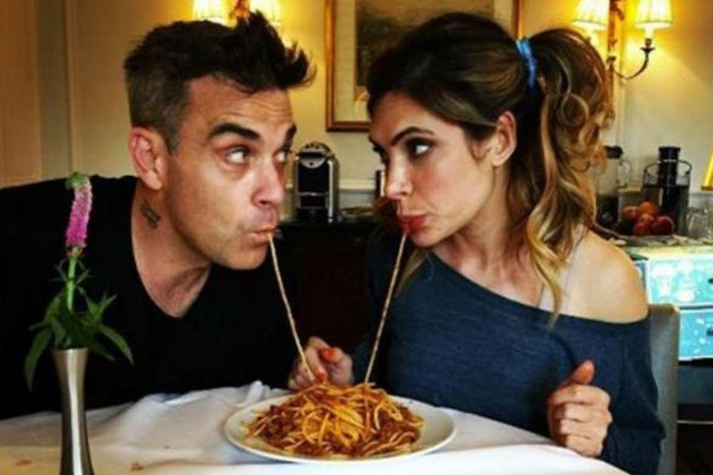 Robbie Williams and Ayda Field [Instagram]