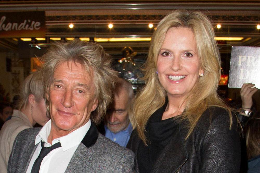 Rod Stewart and Penny Lancaster at Once musical (c) Dan Wooller