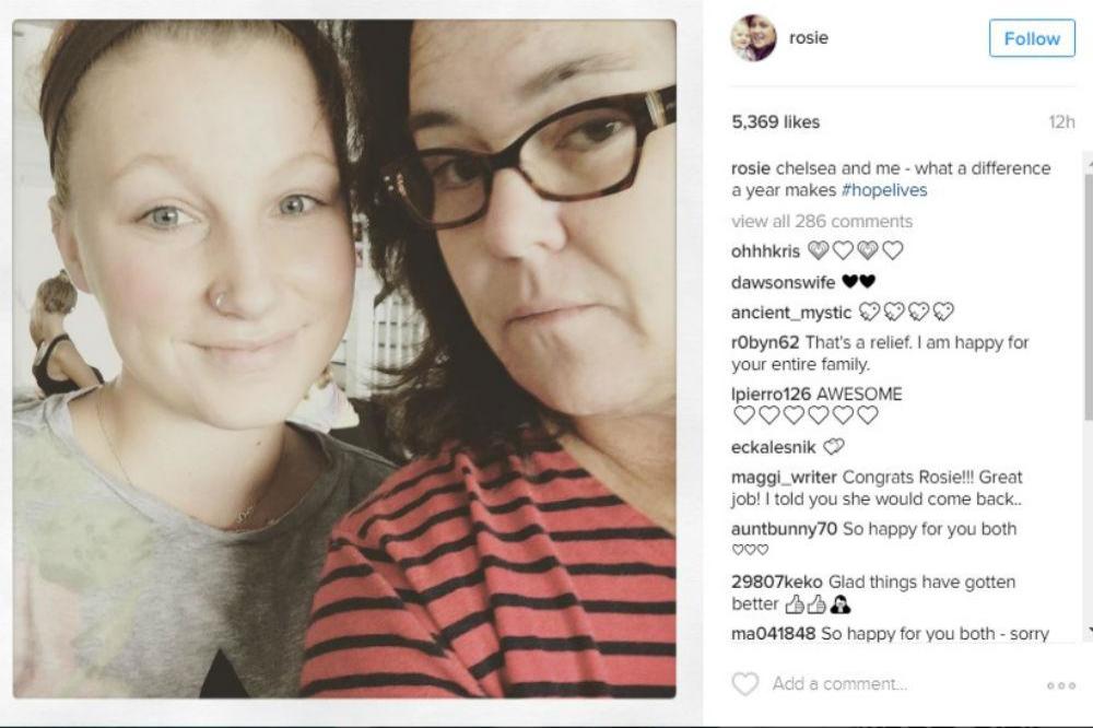 Rosie and Chelsea O'Donnell (c) Instagram