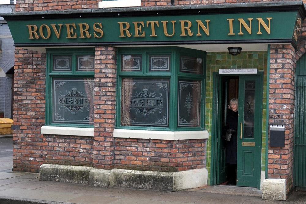 Rovers Return pub in Coronation Street