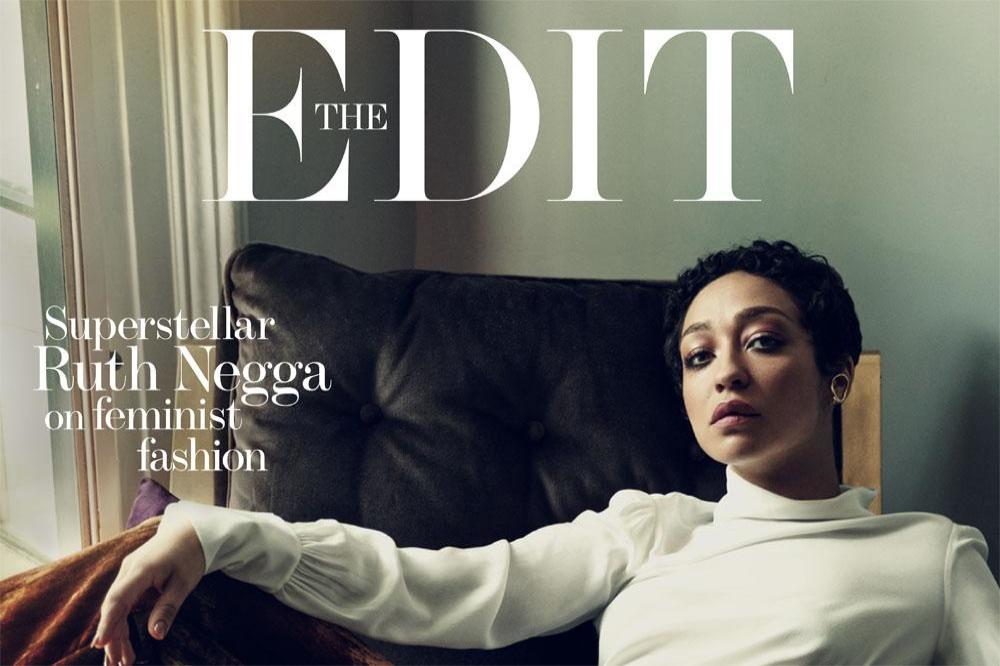 Ruth Negga on the cover of The Edit magazine