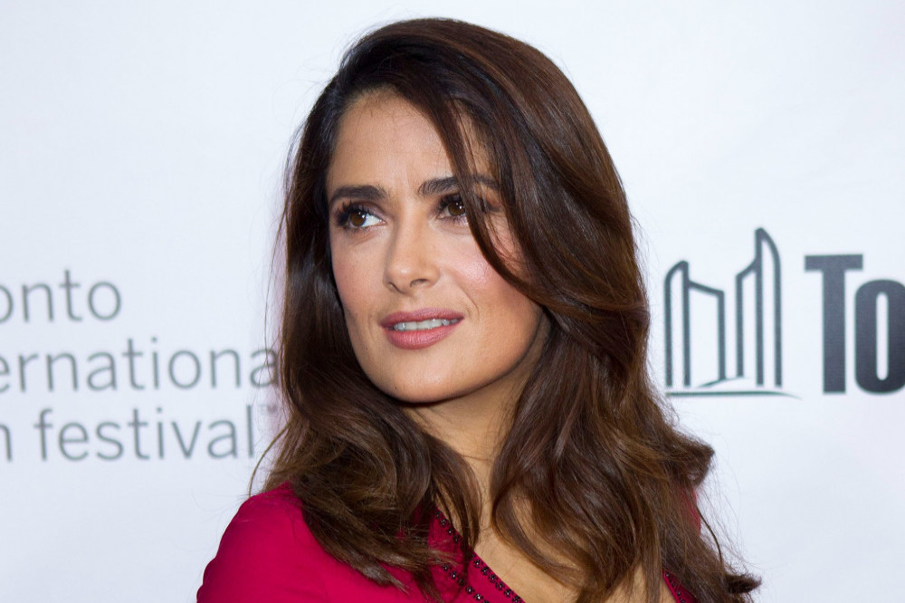 Salma Hayek loved getting to be the 'boss' of 12 semi-naked men