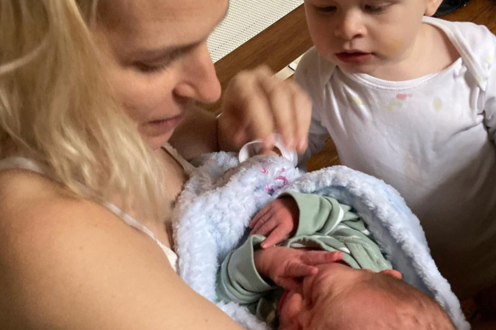 Sara Pascoe is now mum to Theodore and baby Albie