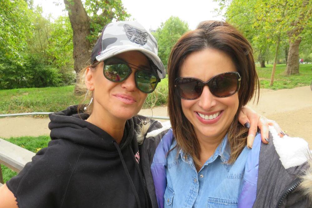 Sarah Harding and Lucy Kennedy