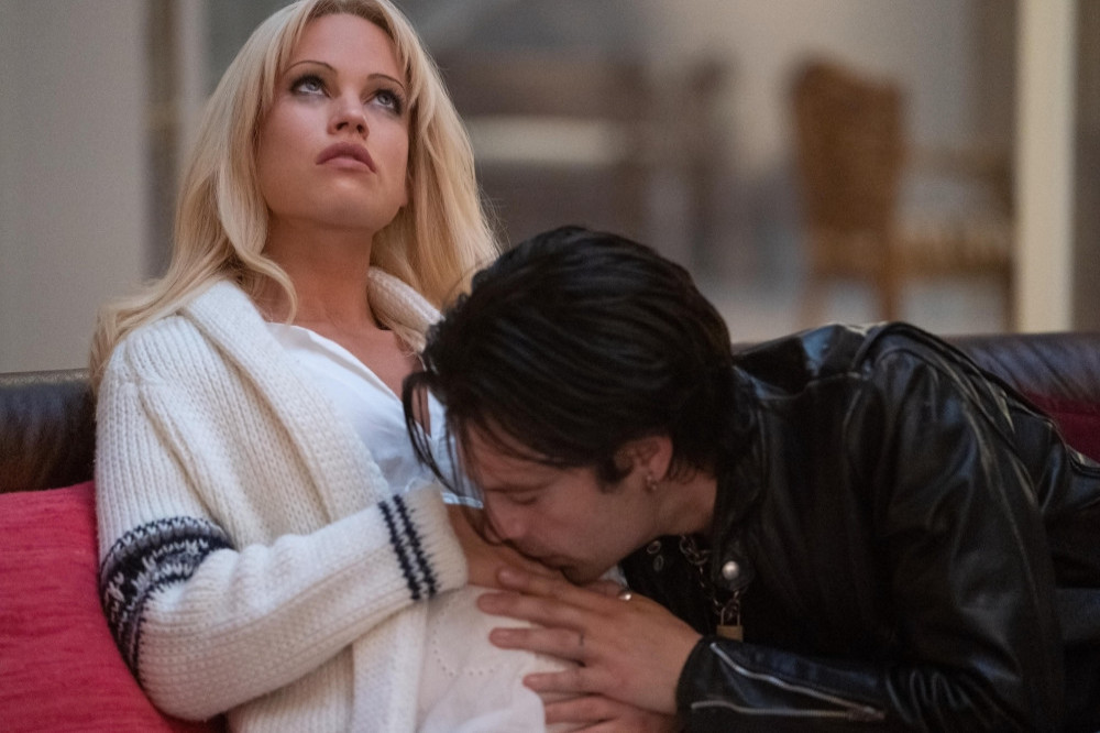 Sebastian Stan and Lily James star as Tommy Lee and Pamela Anderson in Pam and Tommy