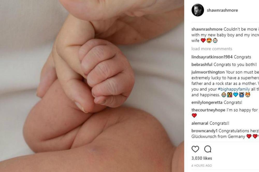 Shawn and Dana's son (c) Shawn Ashmore/ Instagram