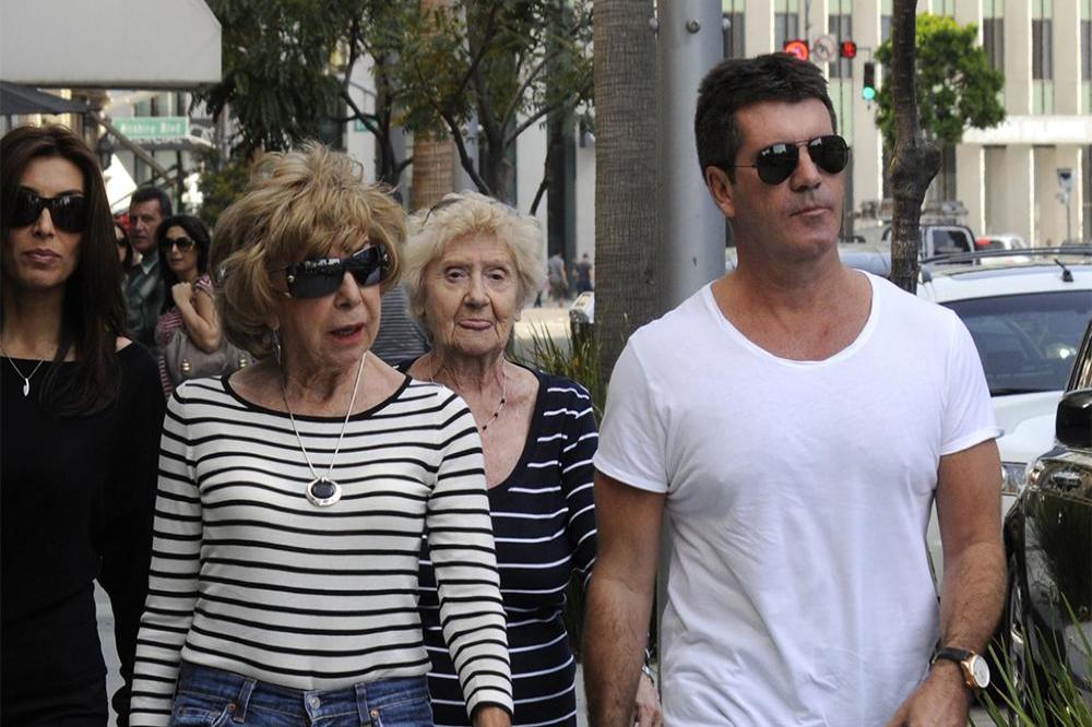 Simon Cowell with mother Julie