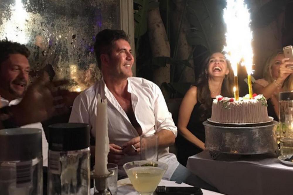 Simon Cowell's 56th birthday bash (c) Instagram