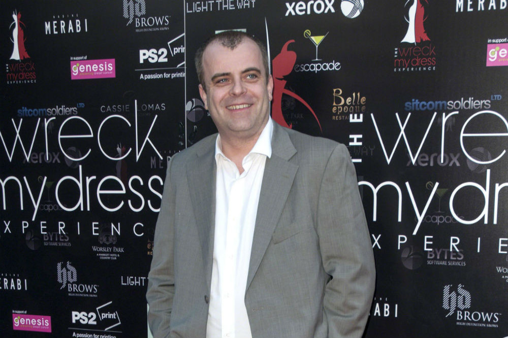 Simon Gregson says there is a woman haunting his house