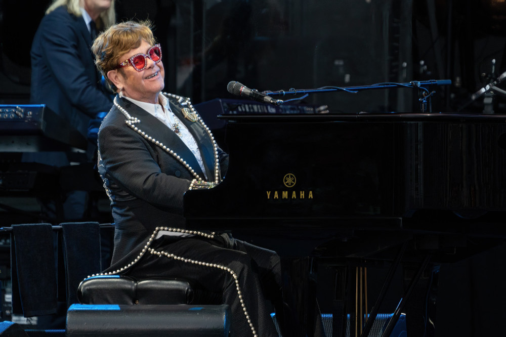 Sir Elton John got in shape by walking around his swimming pool