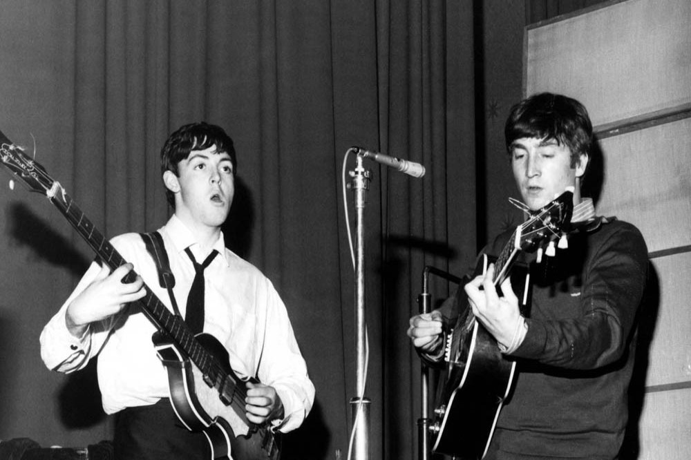 Sir Paul McCartney and John Lennon