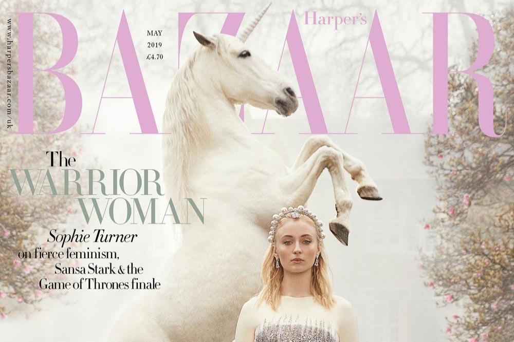 Sophie Turner on Harper's Bazaar cover