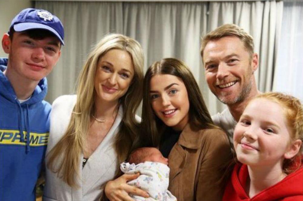 Storm and Ronan Keating introduce baby Cooper [Instagram]