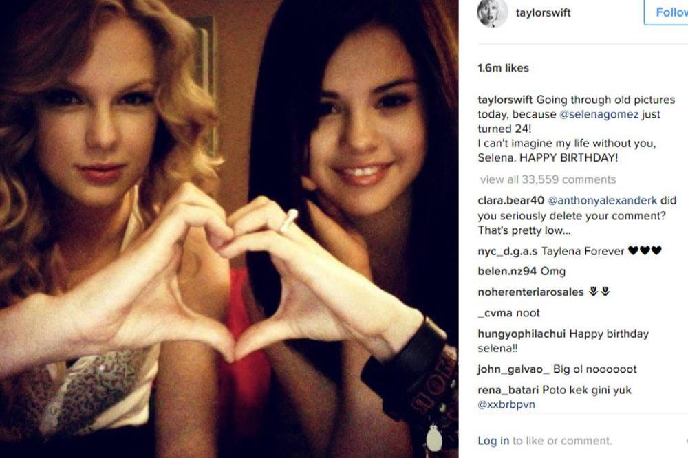 Taylor Swift and Selena Gomez (c) Instagram