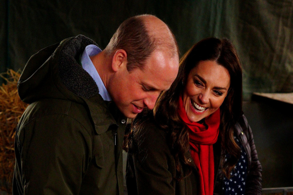 The Duke and Duchess of Cambridge visited a goat farm