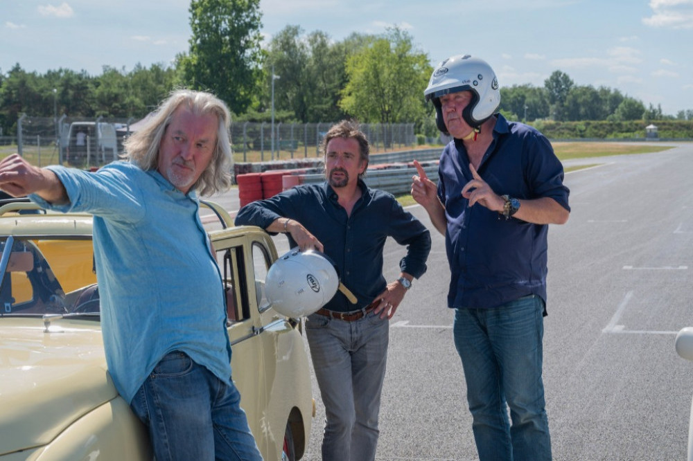 James May (left) explains why there is a chemistry between himself and his Grand Tour co-stars