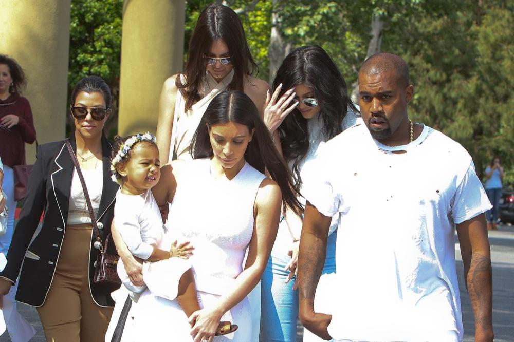 Kim Kardashian West, Kanye and North West