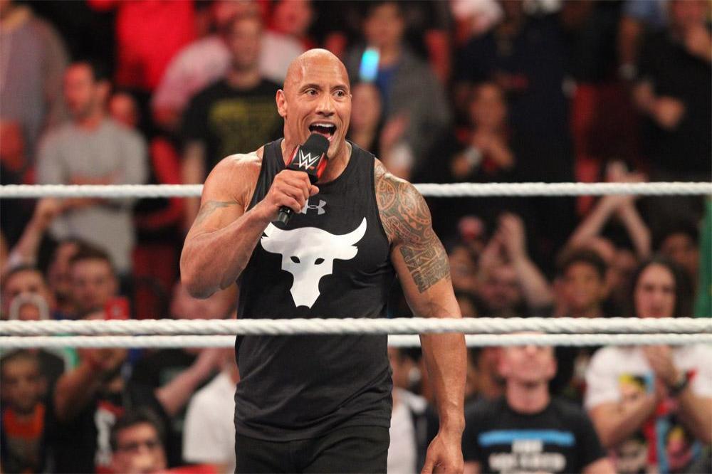 The Rock on RAW