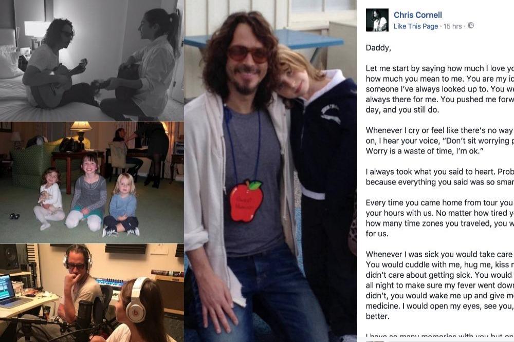 Toni Cornell's tribute to Chris Cornell via Facebook (c)