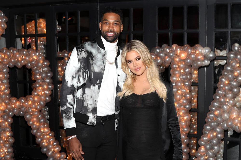 Khloe Kardashian supported Tristan Thompson at his mom's funeral