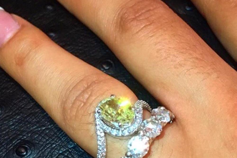 Tyrese Gibson's wife's wedding ring Instagram (c)