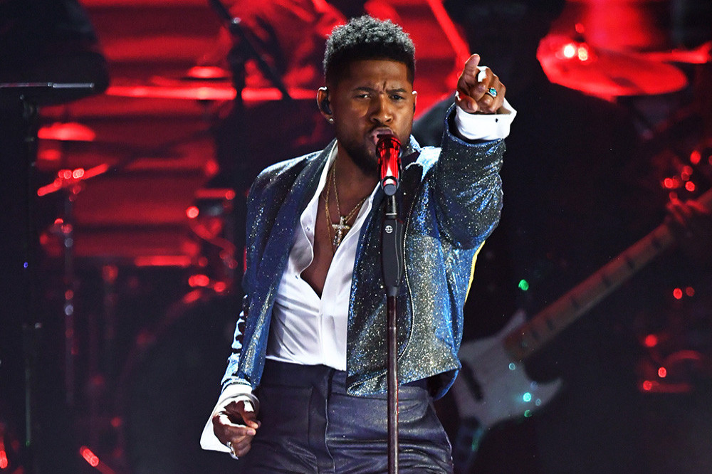 Usher is making the most of being in Las Vegas