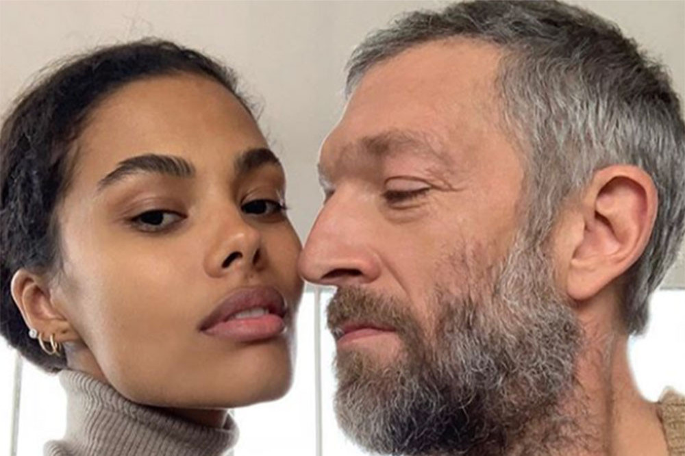 Vincent Cassel has wiped every image of his wife from his Instagram feed