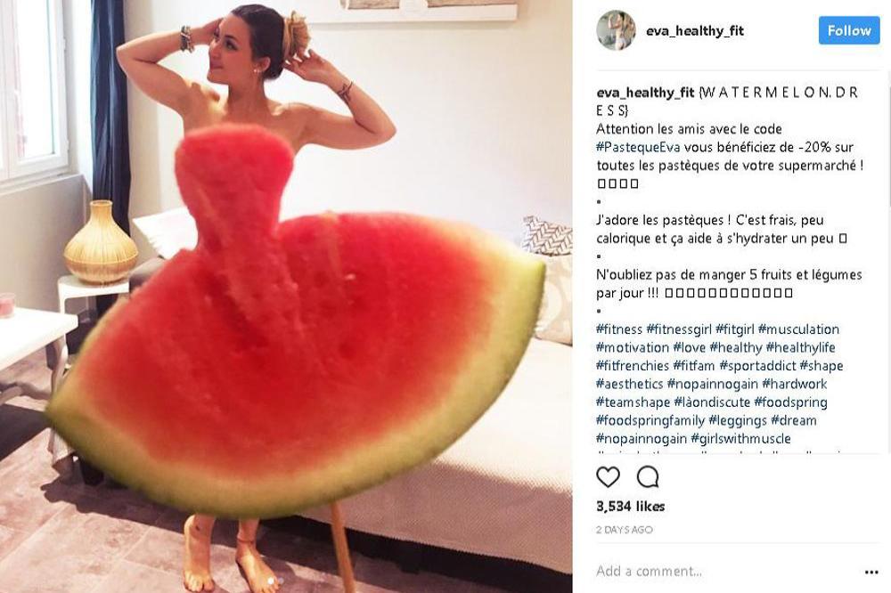 Watermelon dress (c) Instagram