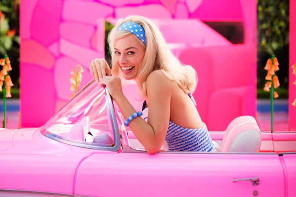 Margot Robbie celebrated her birthday on the set of her new Barbie movie.