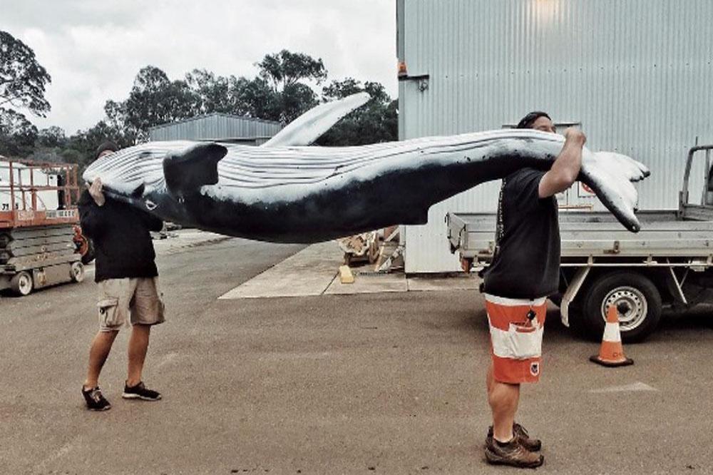 Whale prop from Aquaman (c) Instagram