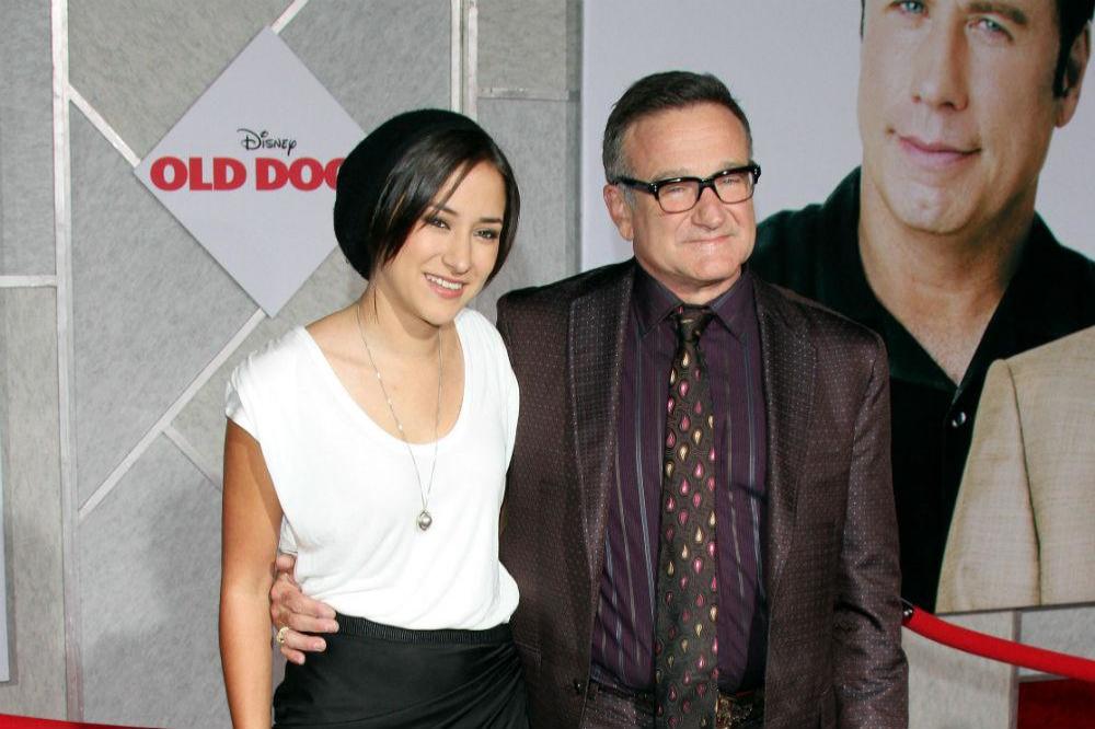 The late Robin Williams with daughter Zelda