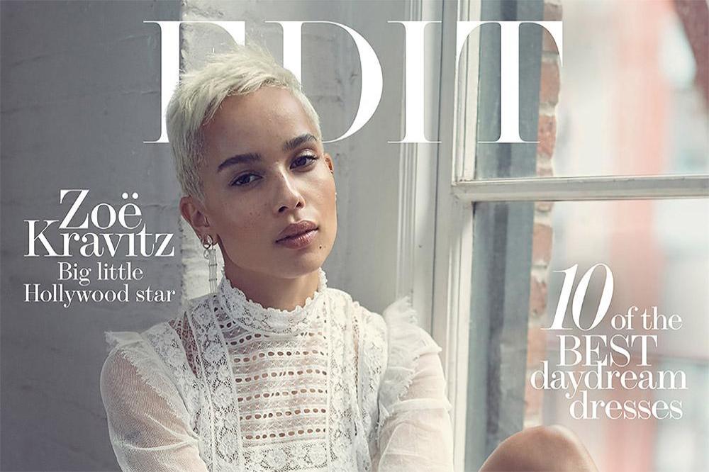 Zoe Kravitz on the cover of The Edit 