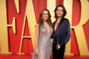 Elizabeth Hurley and her son Damian share clothes