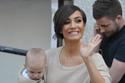 Frankie Sandford and baby Parker