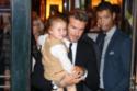David Beckham and his daughter Harper